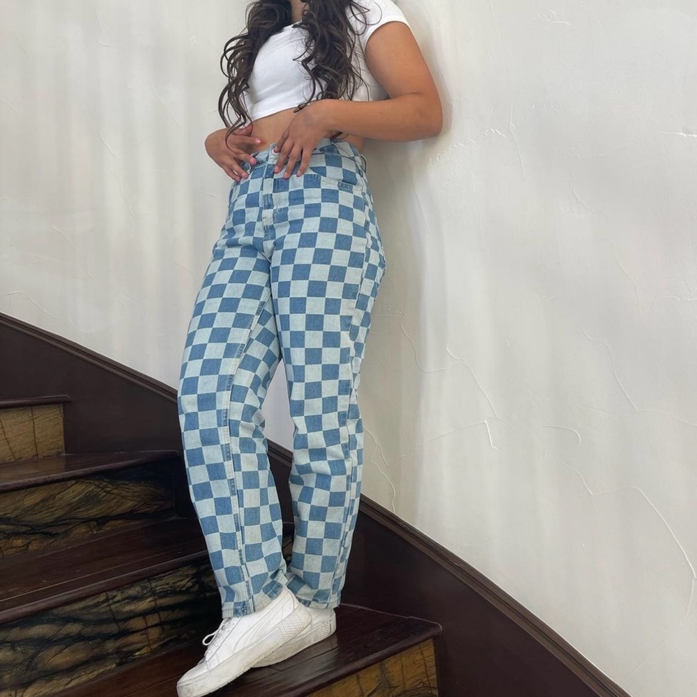 Forever 21 checkered jeans